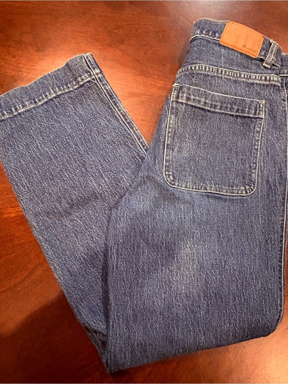 Madewell The Perfect Vintage Wide-Leg Jeans Size 27 Blue Denim